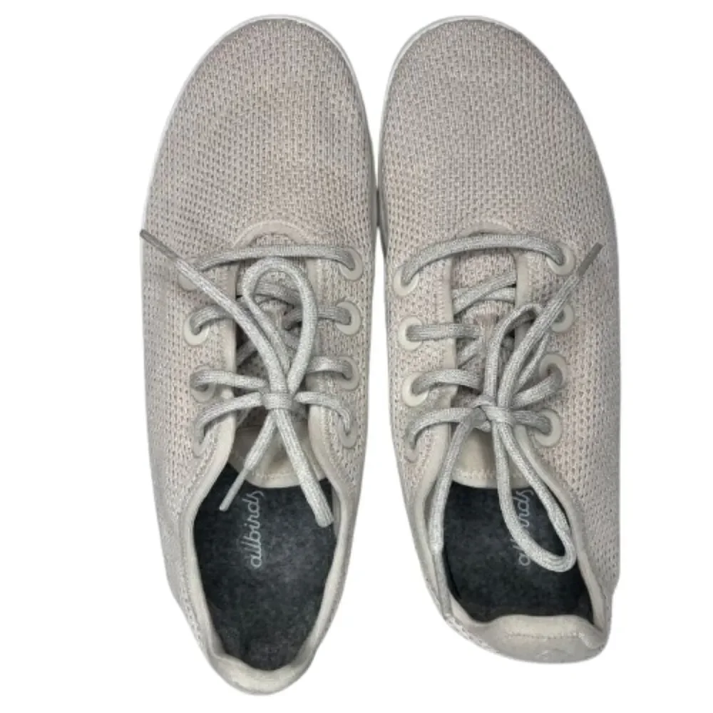 Allbirds Tree Runners Men's Light Gray Knit Lightweight Sneakers Size 9